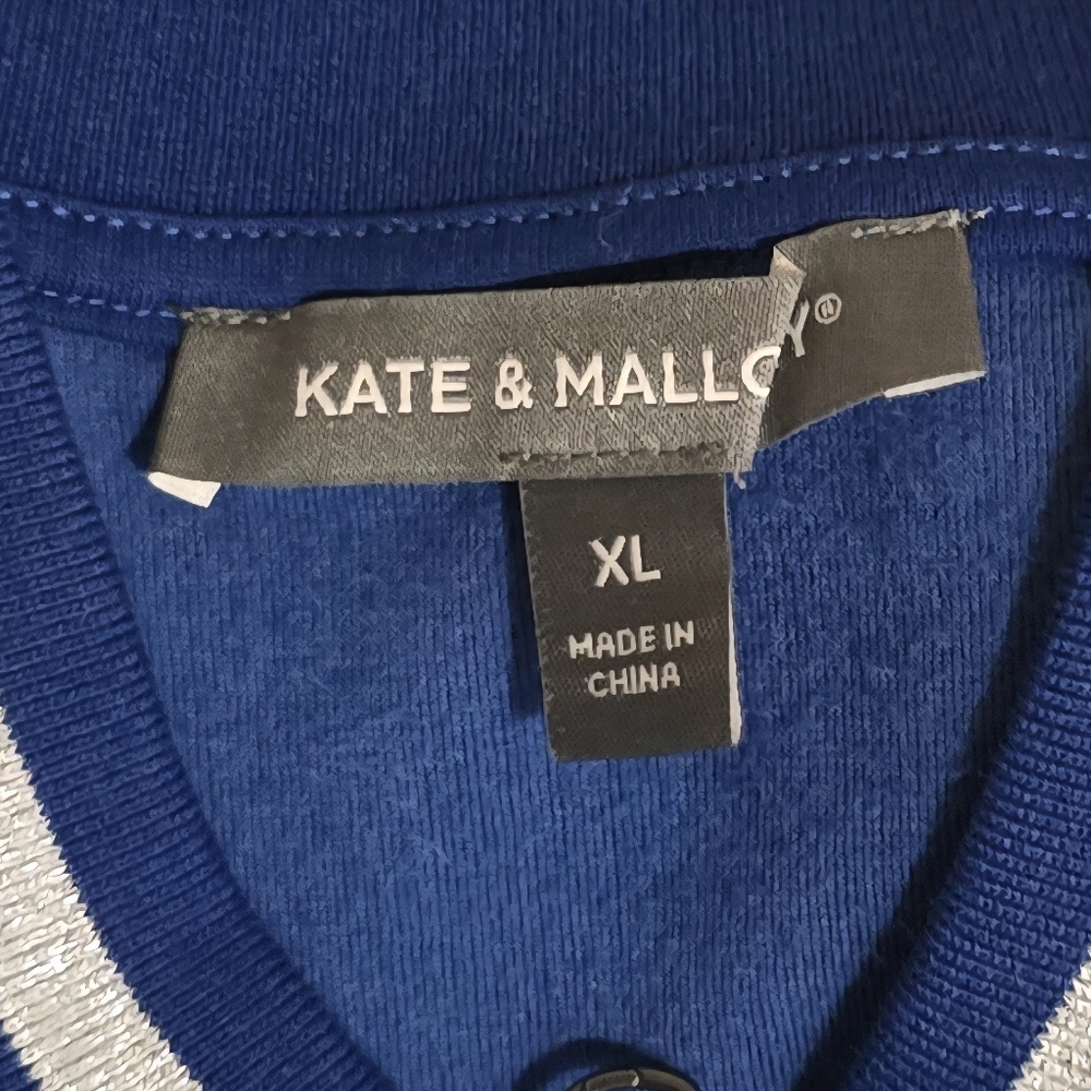 XL Kate And Mallory Blue Velour Tracksuit NWOT (F) - Picture 8 of 8